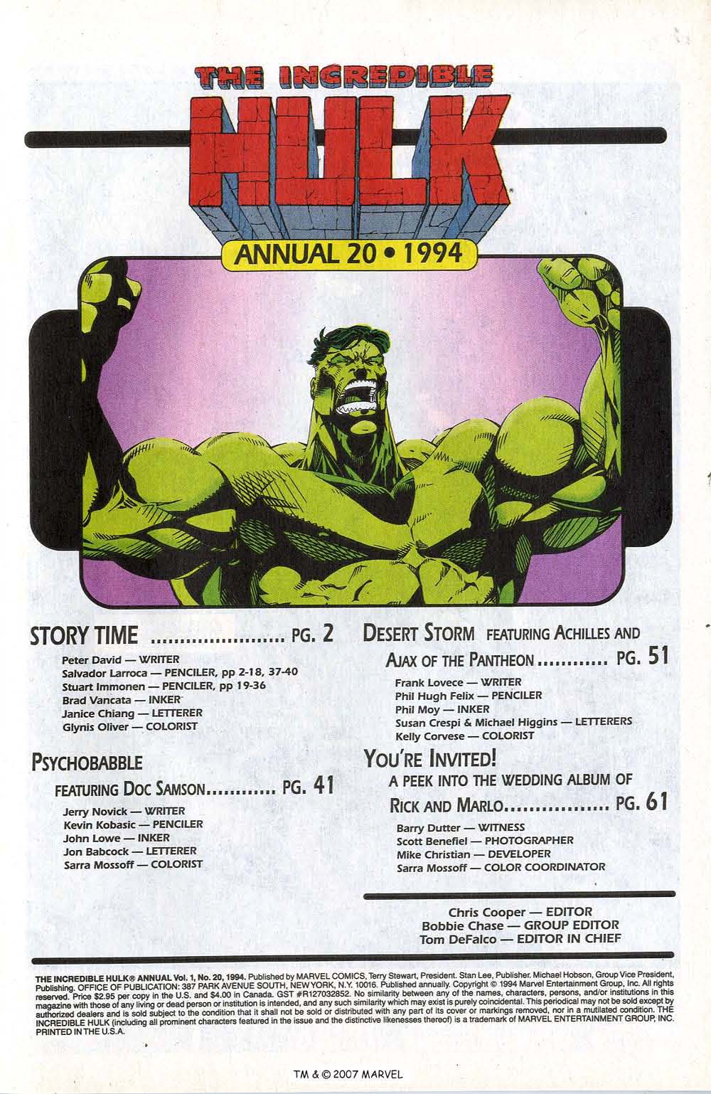 Read online The Incredible Hulk (1968) comic -  Issue # _Annual 1994 - 3
