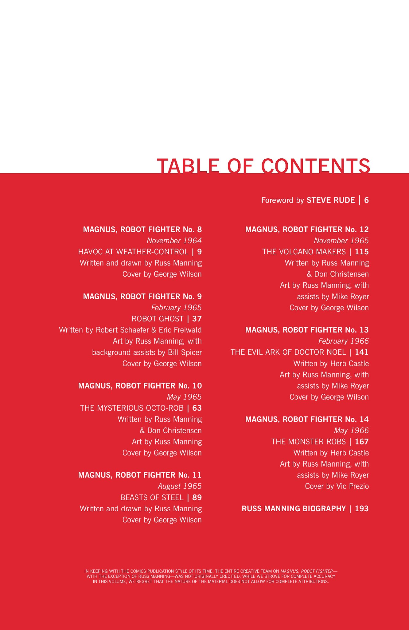 Read online Magnus, Robot Fighter Archives comic -  Issue # TPB 2 (Part 1) - 7