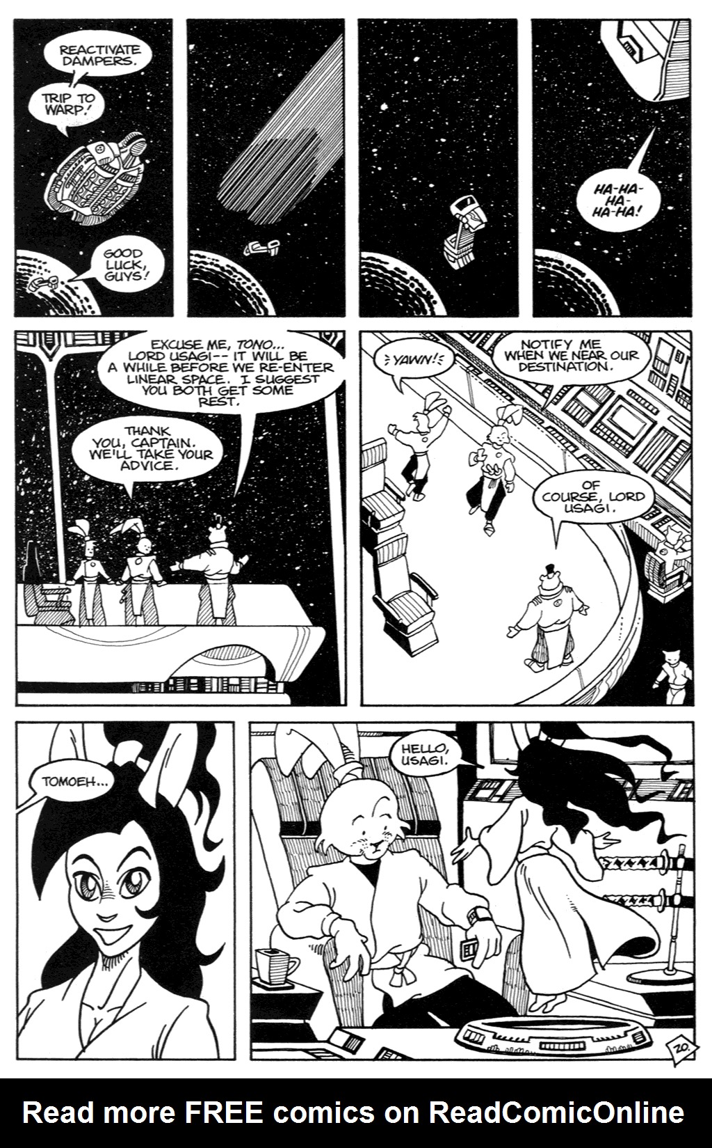 Read online Space Usagi comic -  Issue #1 - 21