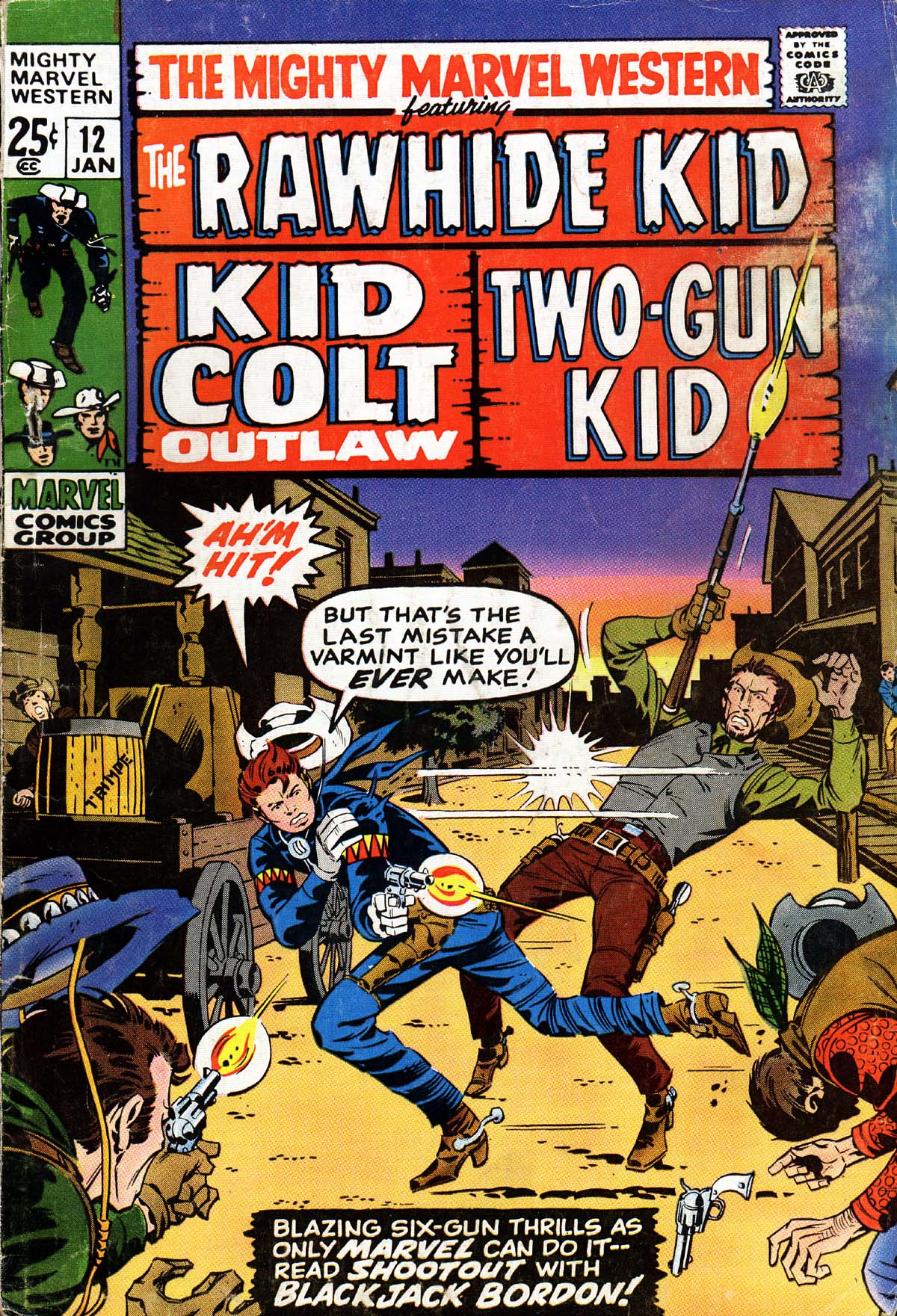 Read online The Mighty Marvel Western comic -  Issue #12 - 1