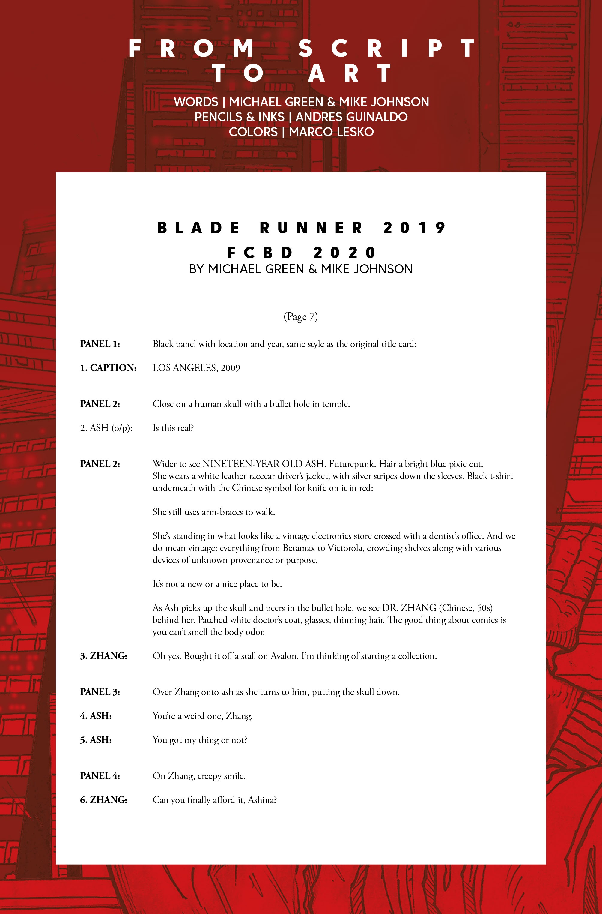 Read online Free Comic Book Day 2020 comic -  Issue # Blade Runner 2019 - 20