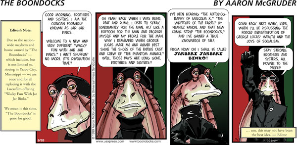 Read online The Boondocks Collection comic -  Issue # Year 1999 - 161