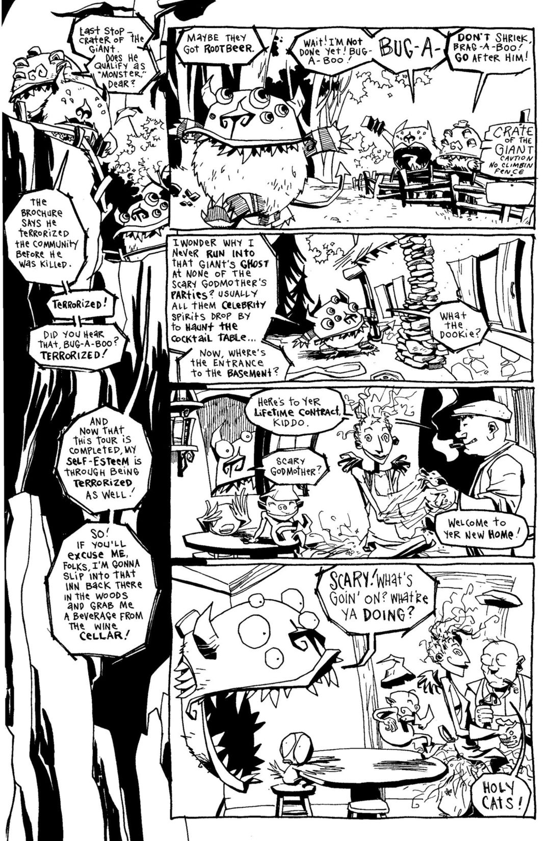 Read online Scary Godmother Comic Book Stories comic -  Issue # TPB - 210
