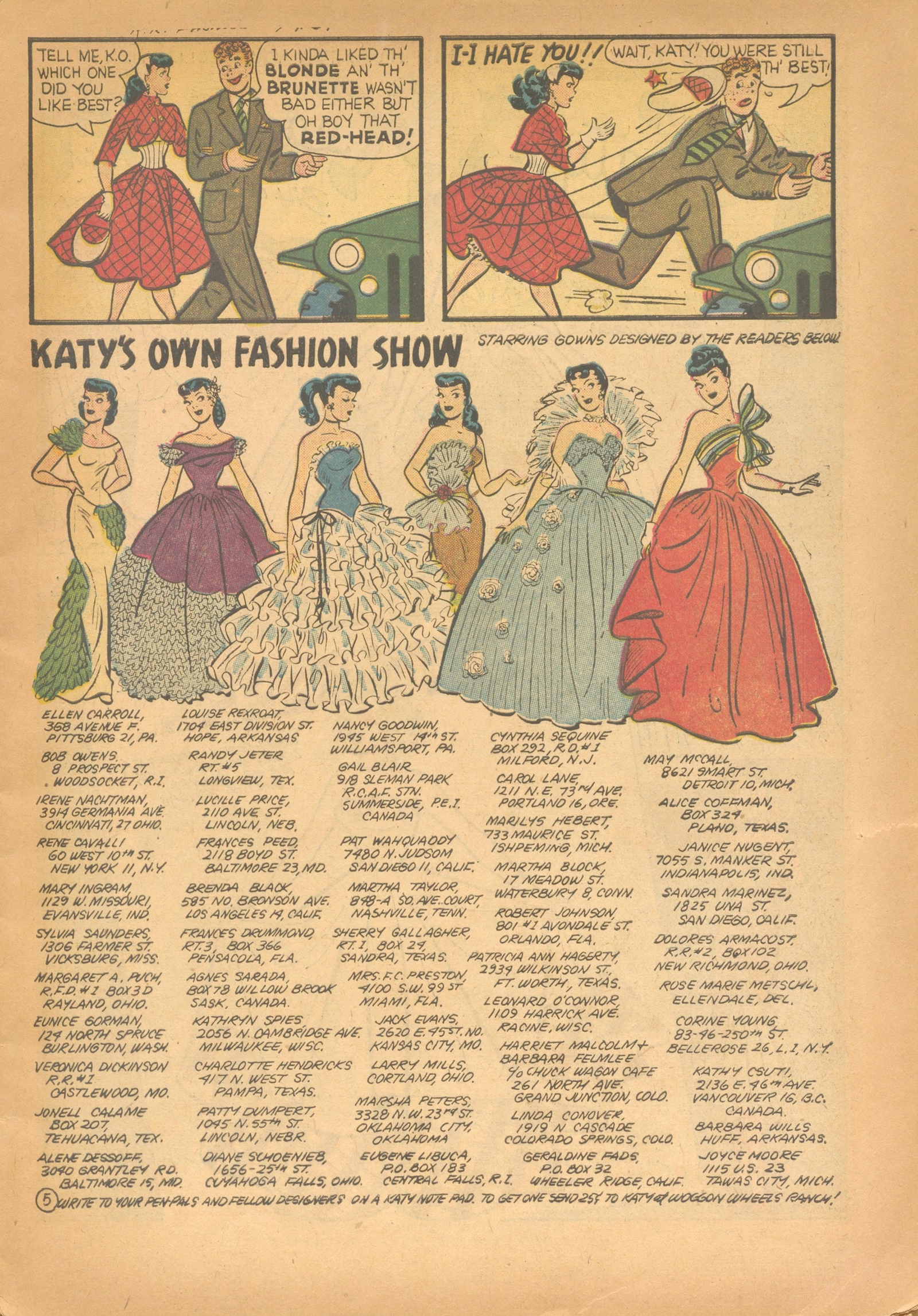 Read online Katy Keene Fashion Book comic -  Issue #1 - 7