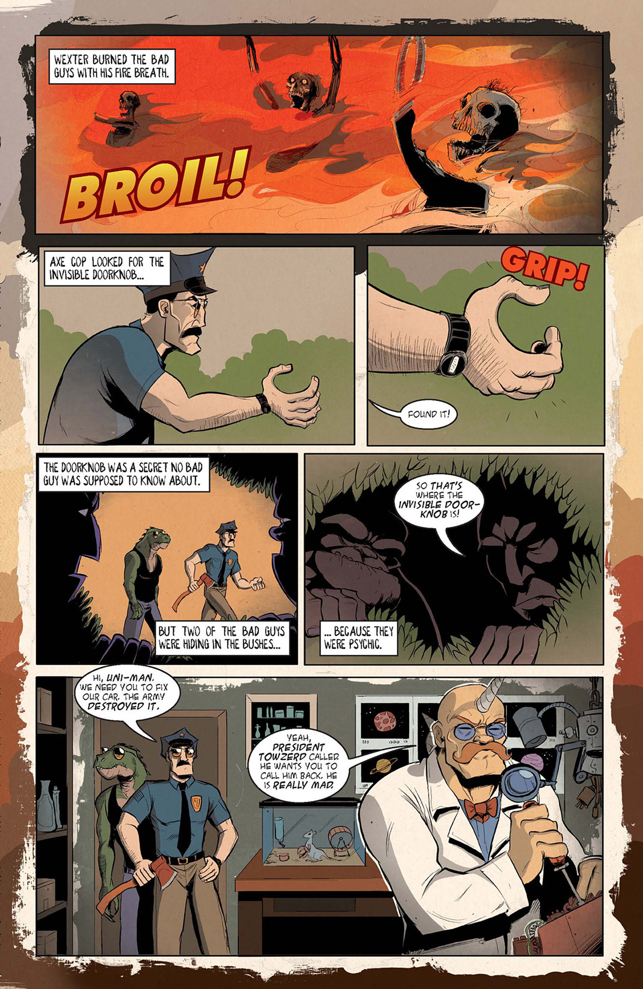 Read online Axe Cop comic -  Issue # TPB 2 - 22