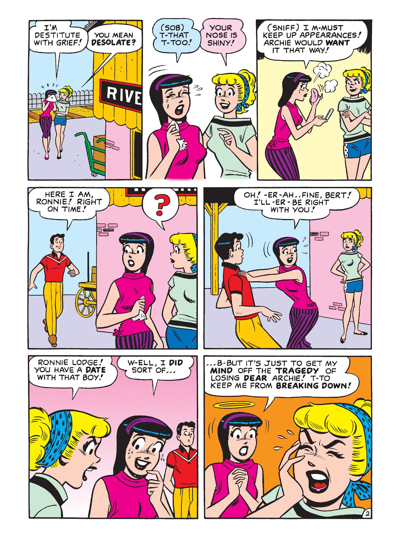Read online Archie 75th Anniversary Digest comic -  Issue #8 - 136