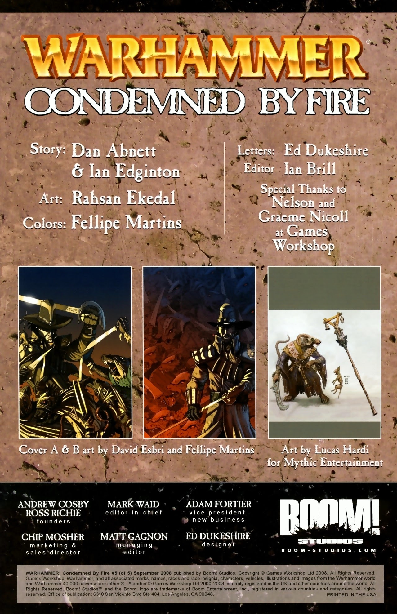 Read online Warhammer: Condemned By Fire comic -  Issue #5 - 2