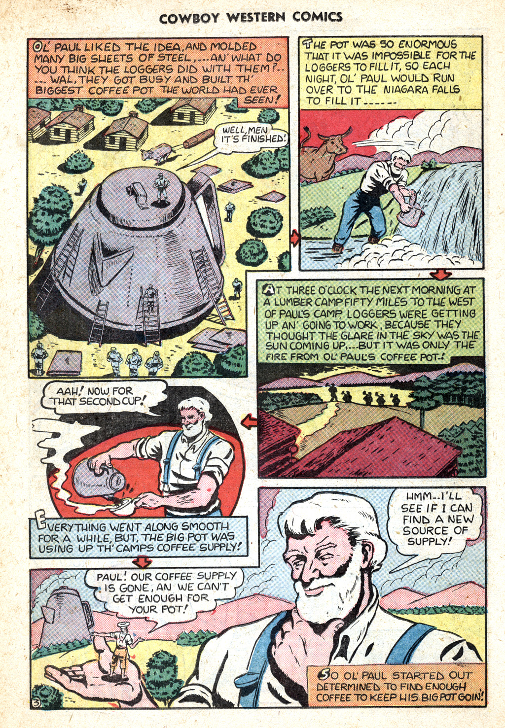 Read online Cowboy Western Comics (1948) comic -  Issue #32 - 22