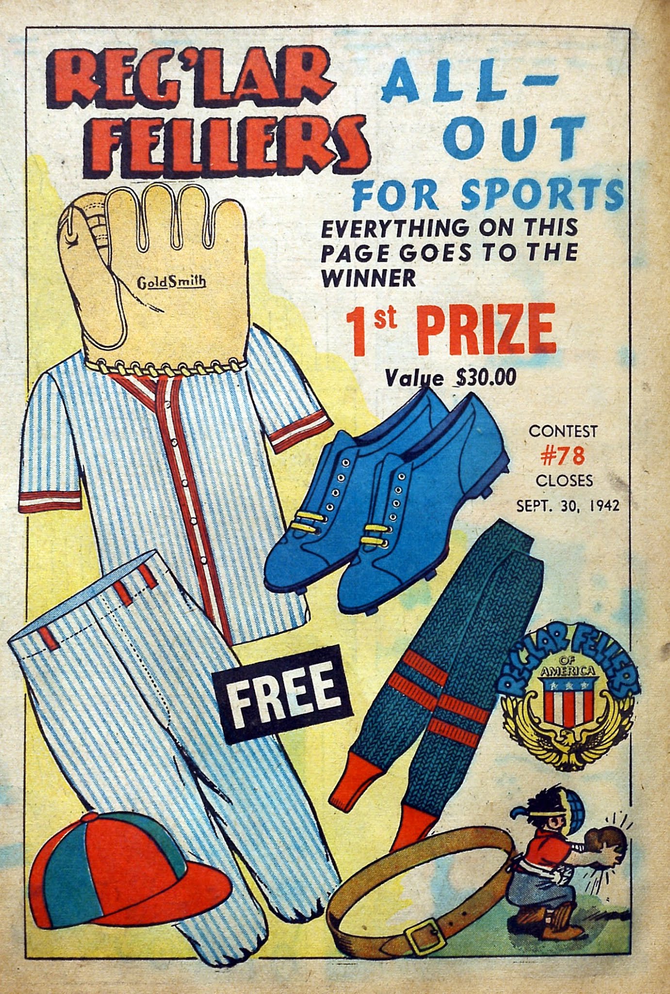 Read online Reg'lar Fellers Heroic Comics comic -  Issue #14 - 34