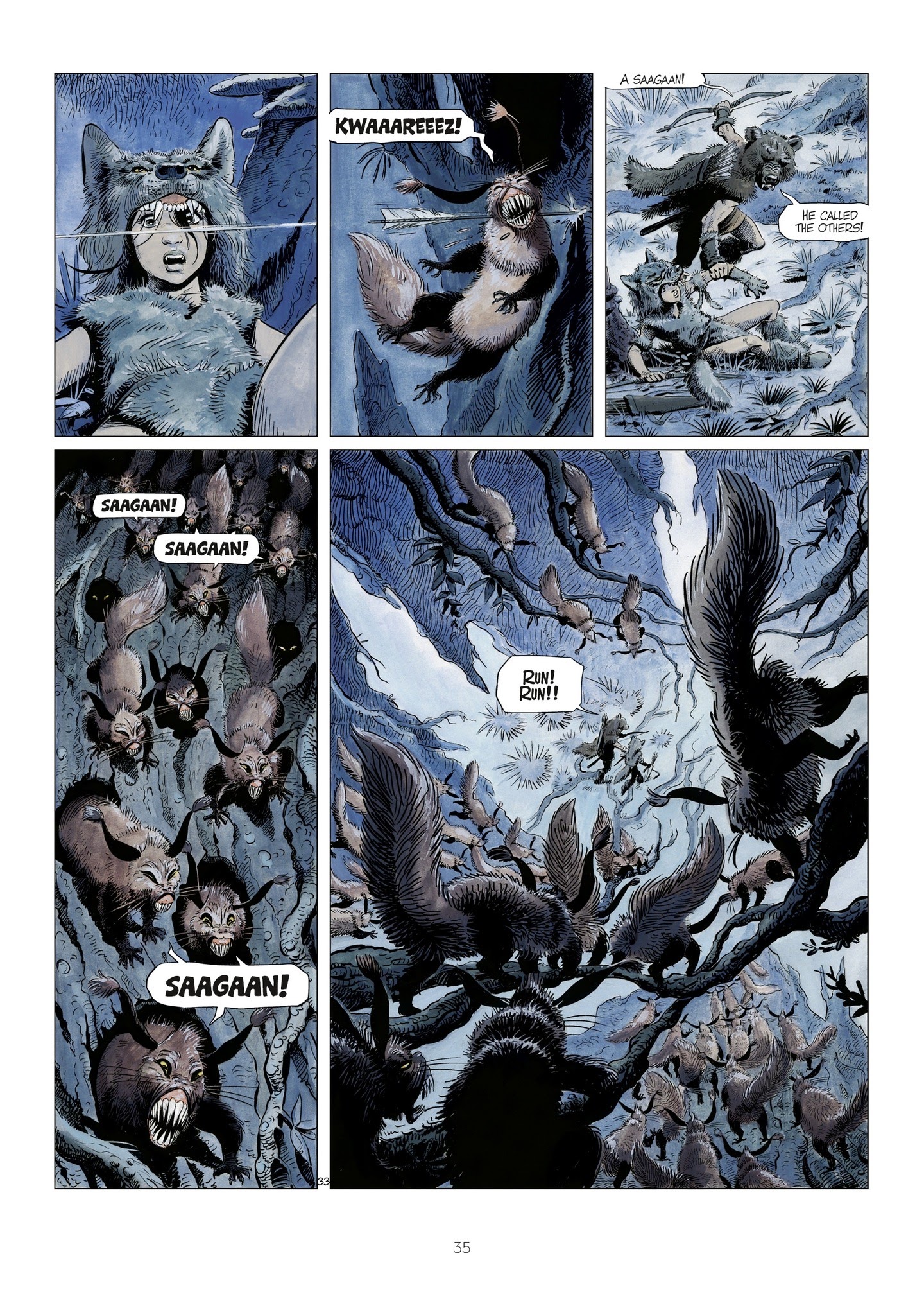 Read online The World of Thorgal: Wolfcub comic -  Issue #2 - 37