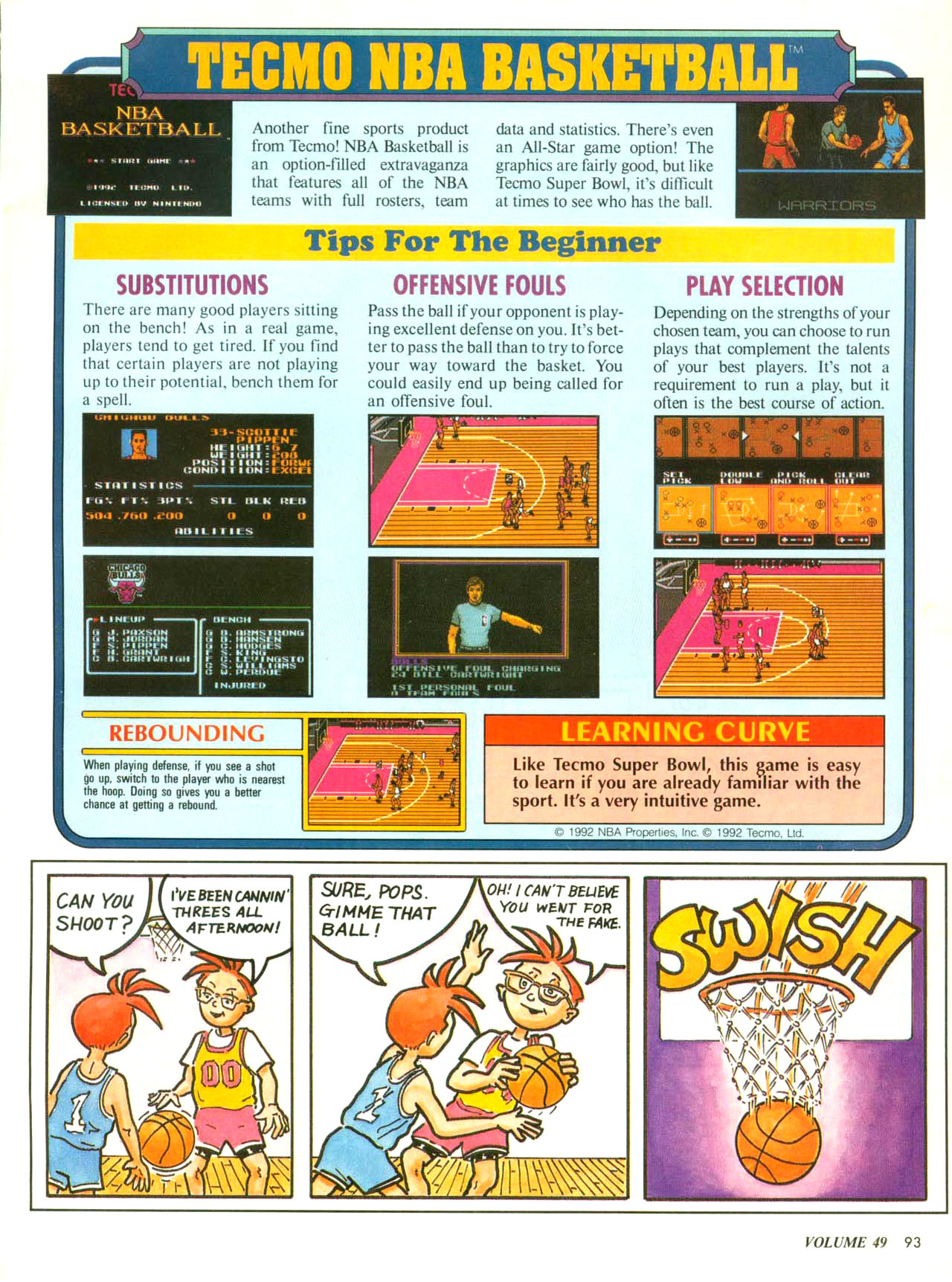Read online Nintendo Power comic -  Issue #49 - 96