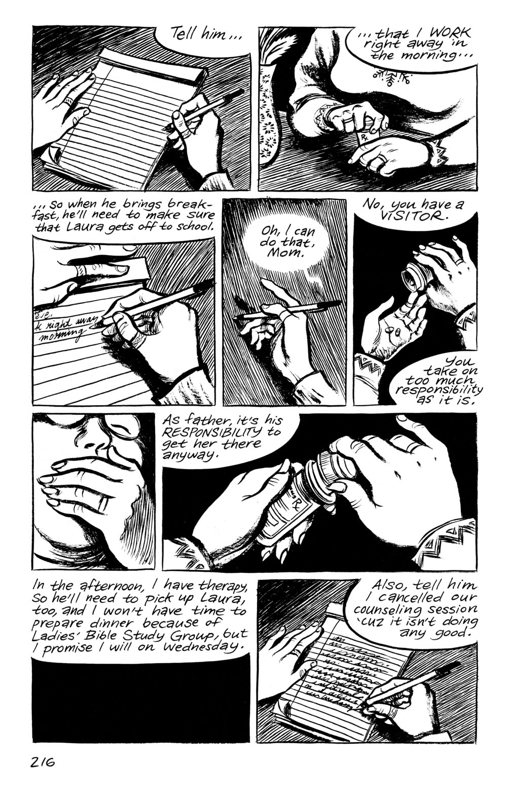 Read online Blankets comic -  Issue #1 - 214