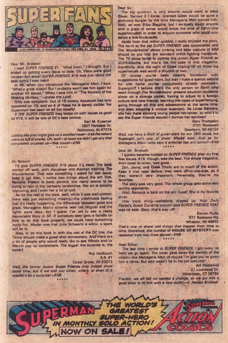 Read online The Super Friends comic -  Issue #24 - 20