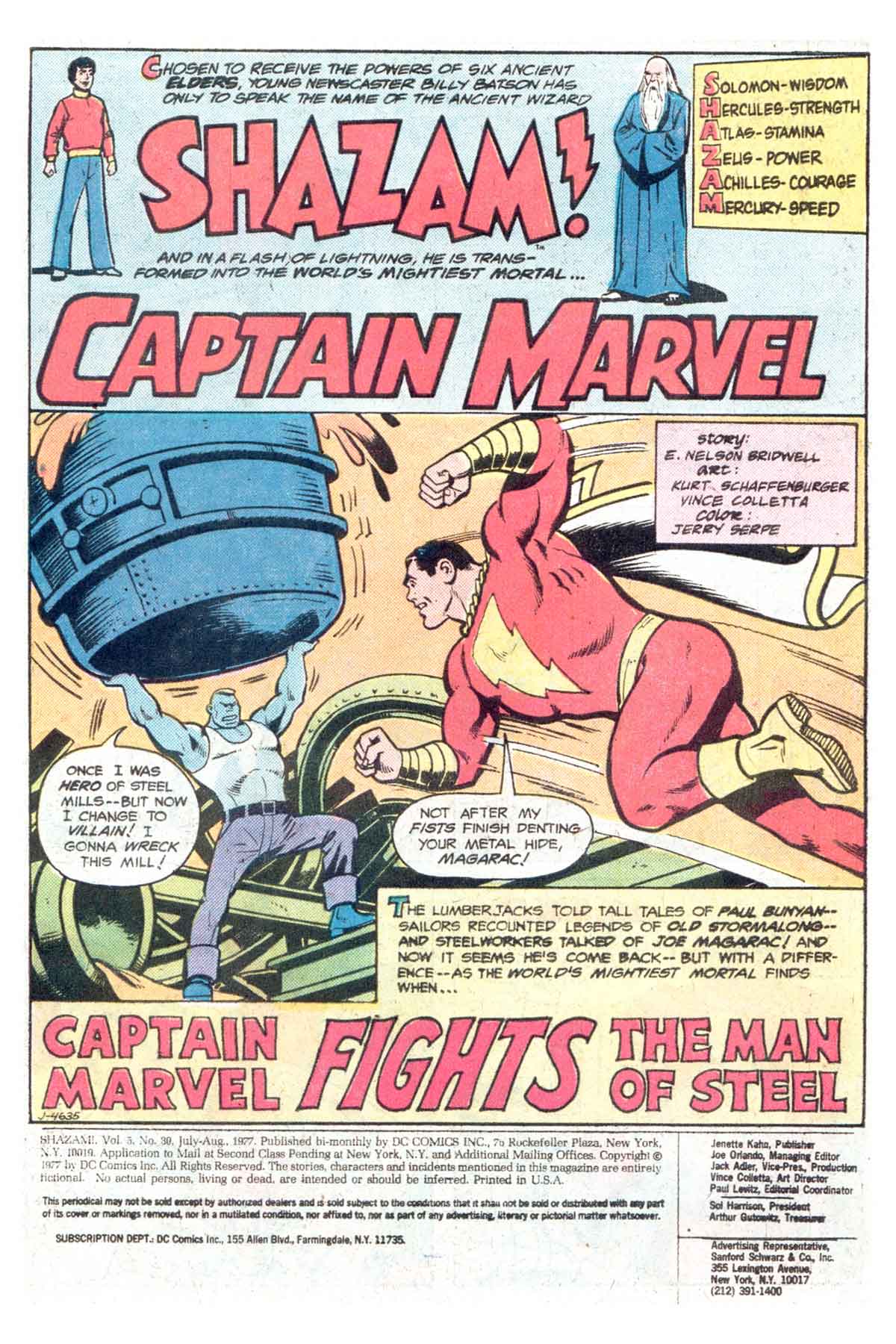 Read online Shazam! (1973) comic -  Issue #30 - 2