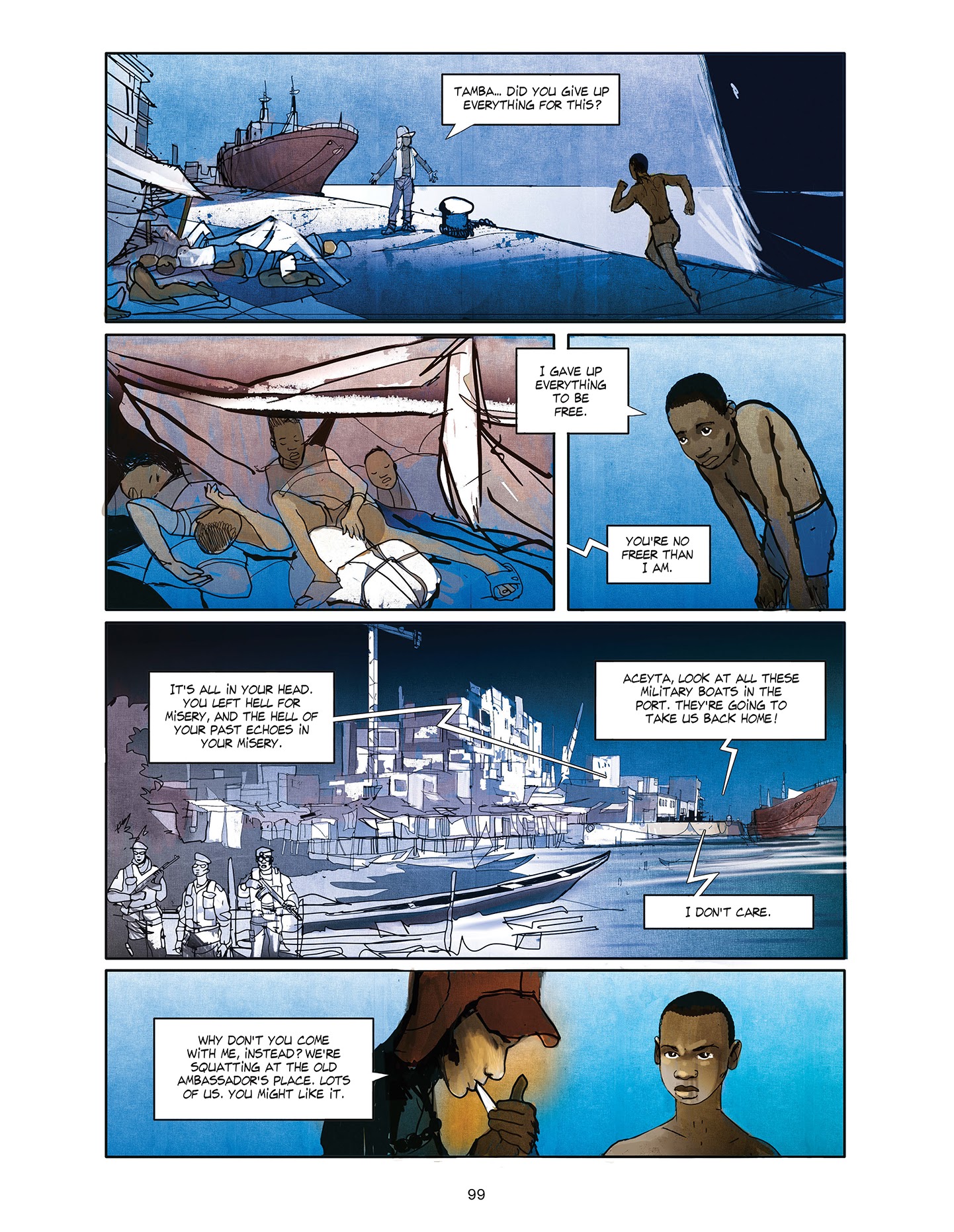 Read online Tamba, Child Soldier comic -  Issue # TPB - 100