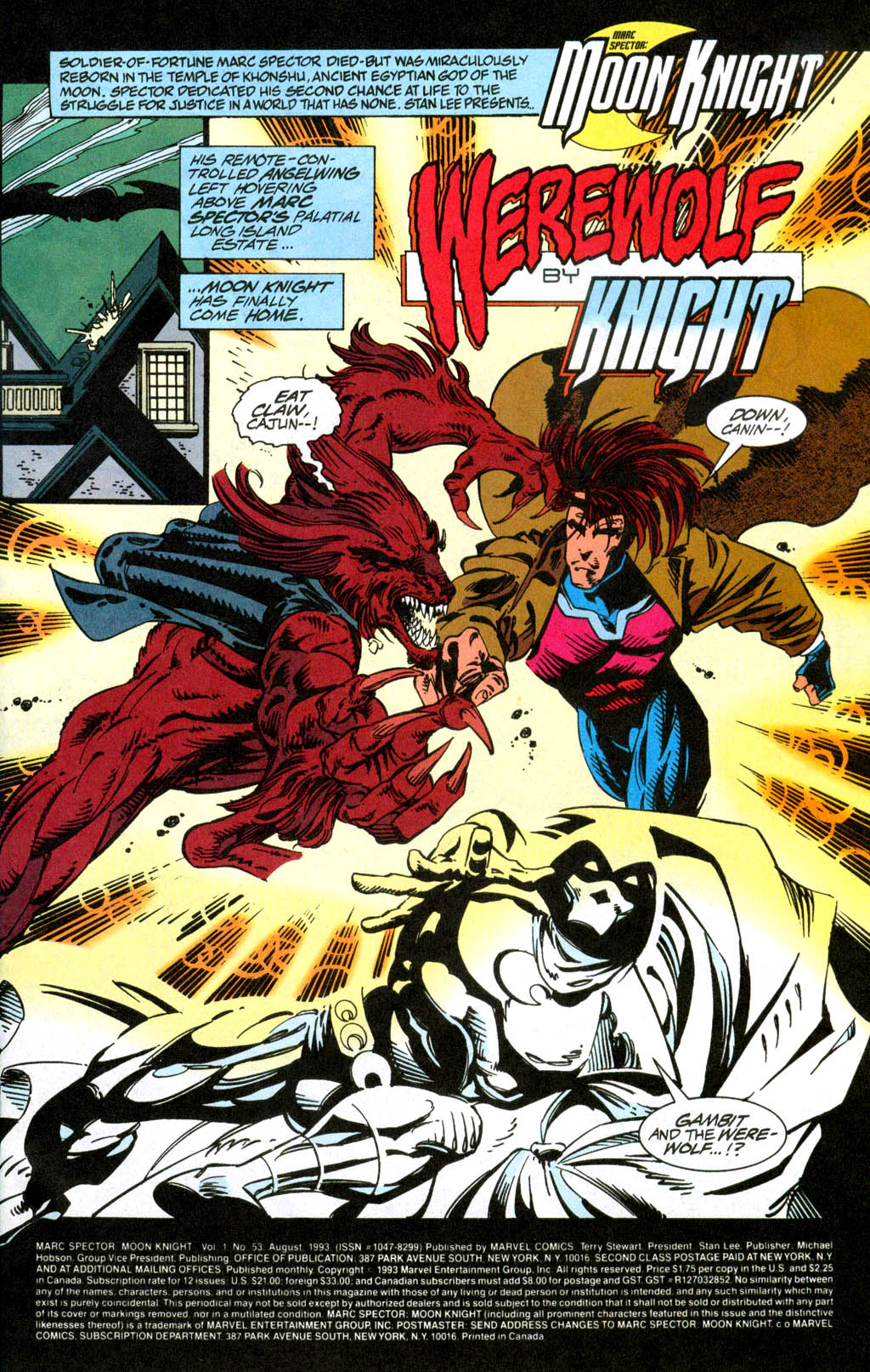 Read online Marc Spector: Moon Knight comic -  Issue #53 - 2