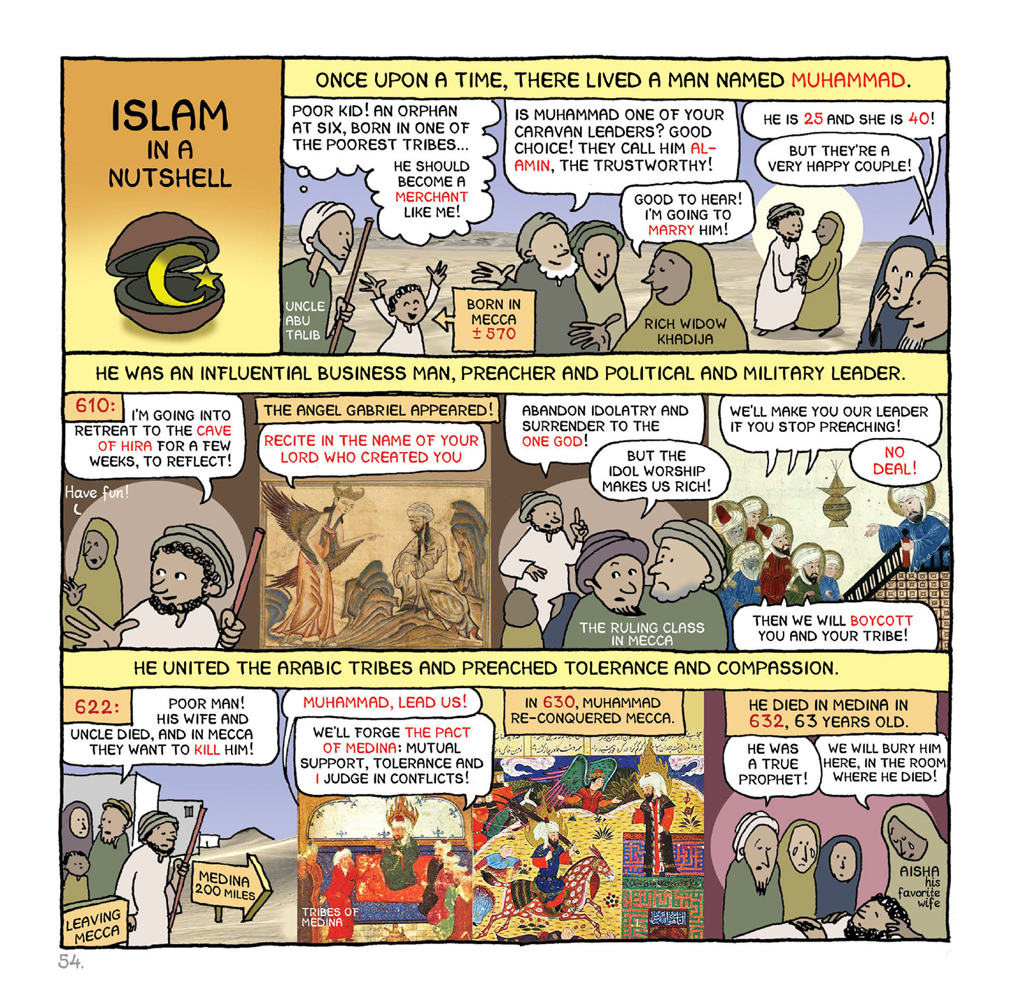 Read online Religion: A Discovery in Comics comic -  Issue # TPB - 55