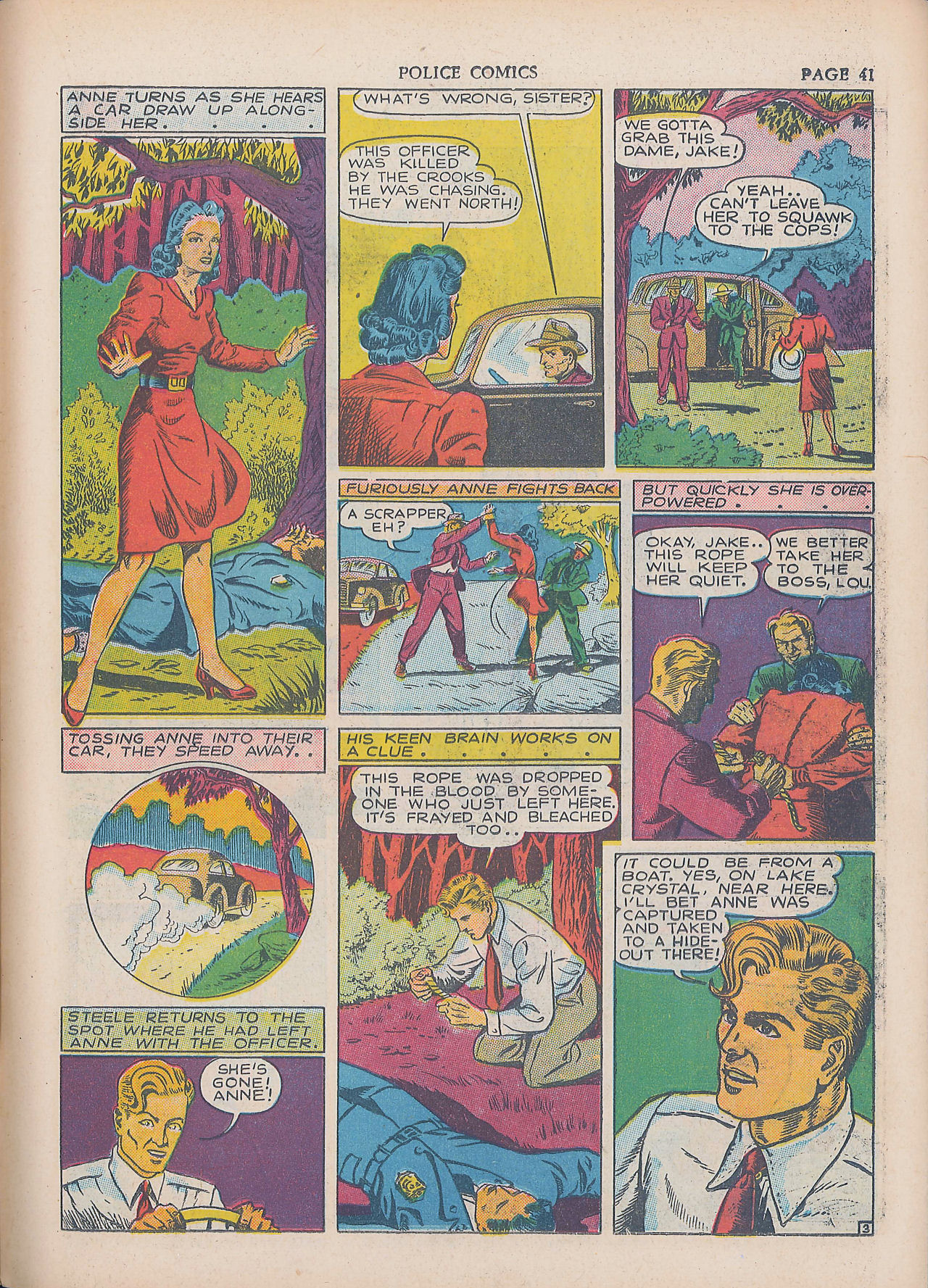 Read online Police Comics comic -  Issue #3 - 44