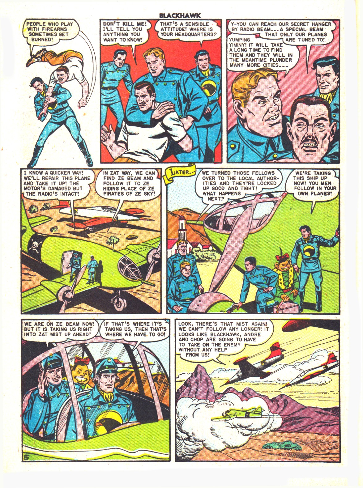 Read online Blackhawk (1957) comic -  Issue #38 - 46