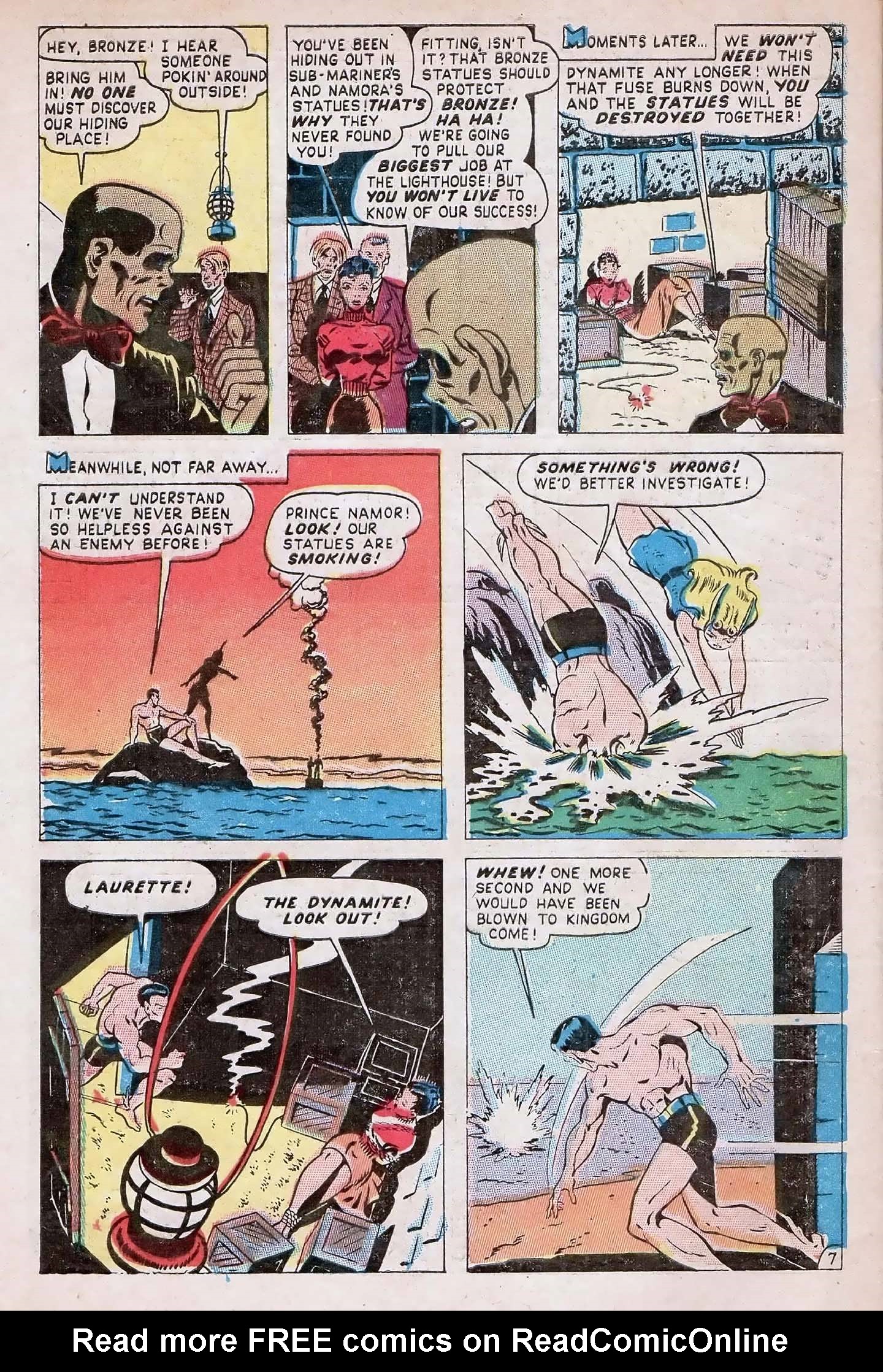 Read online Sub-Mariner Comics comic -  Issue #27 - 32