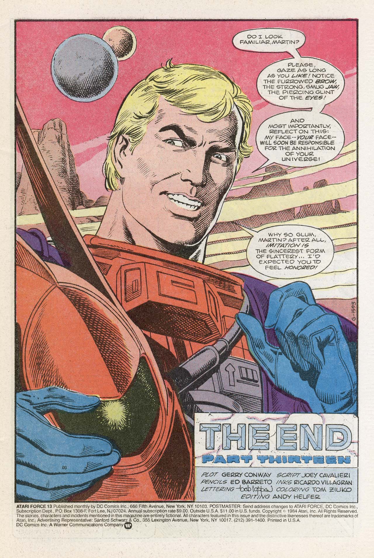 Read online Atari Force (1984) comic -  Issue #13 - 3