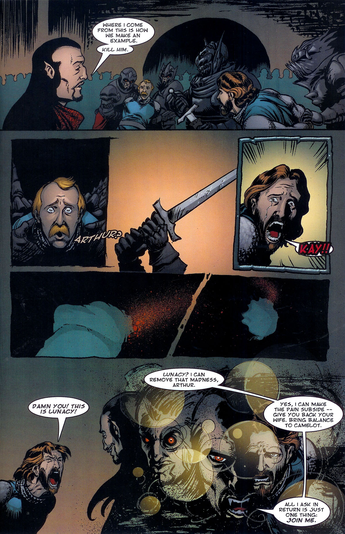 Read online Dracula vs King Arthur comic -  Issue #3 - 33