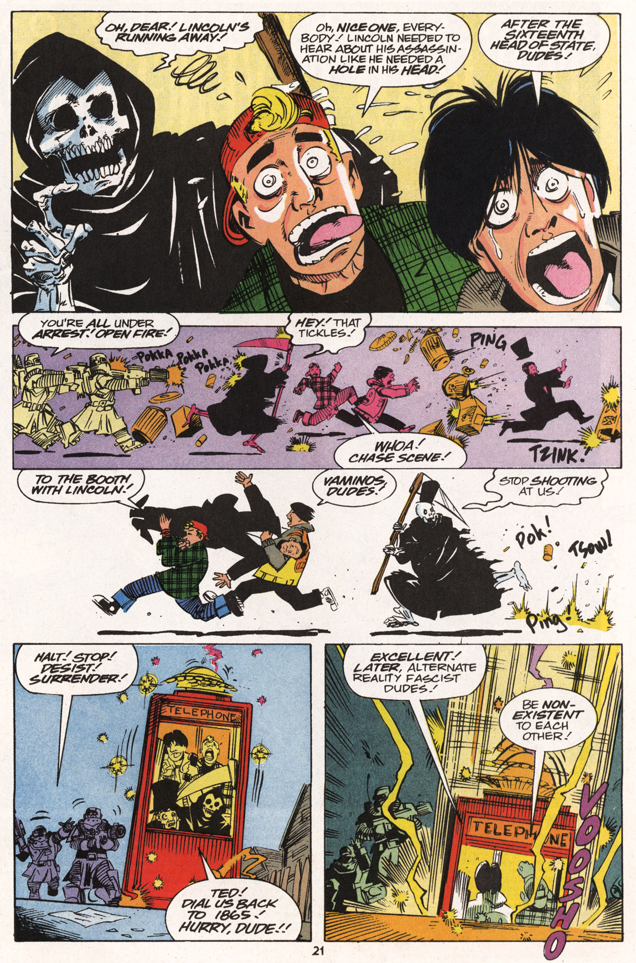 Read online Bill & Ted's Excellent Comic Book comic -  Issue #11 - 21