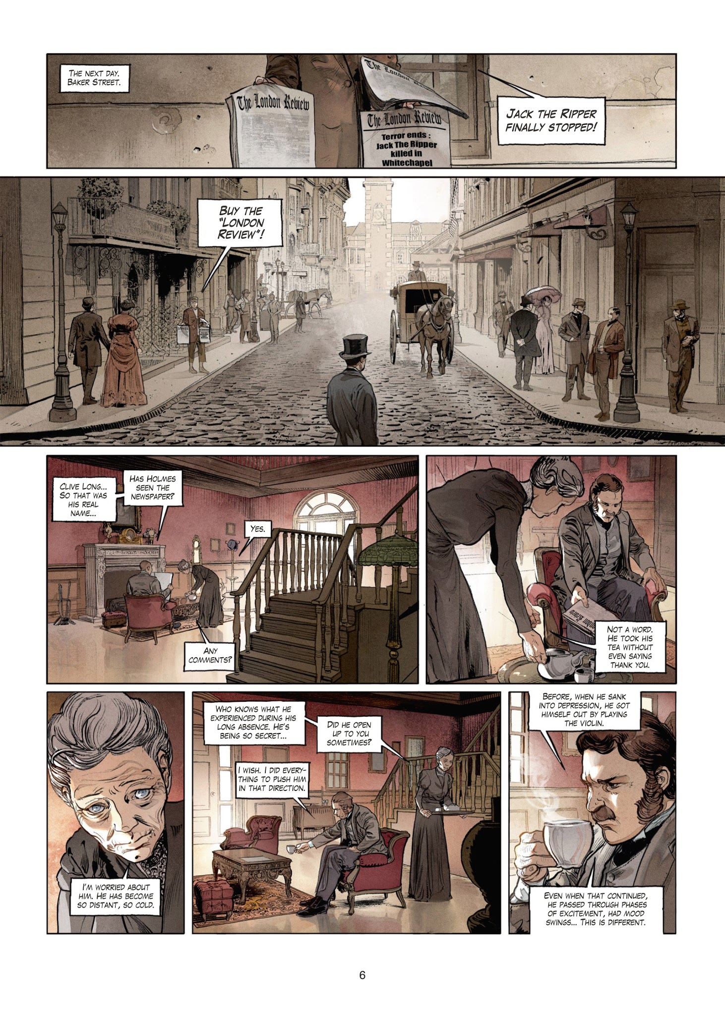 Read online Sherlock Holmes Society comic -  Issue #1 - 6