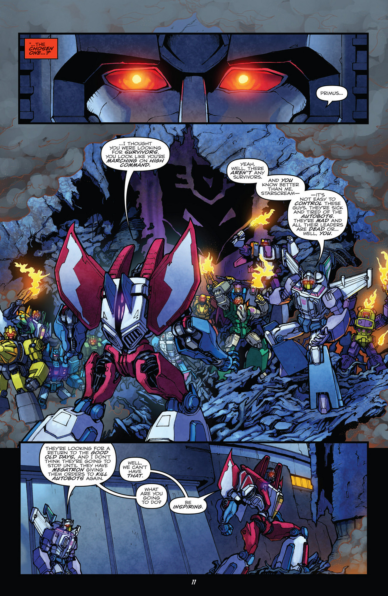 Read online Transformers: Robots In Disguise (2012) comic -  Issue #12 - 13