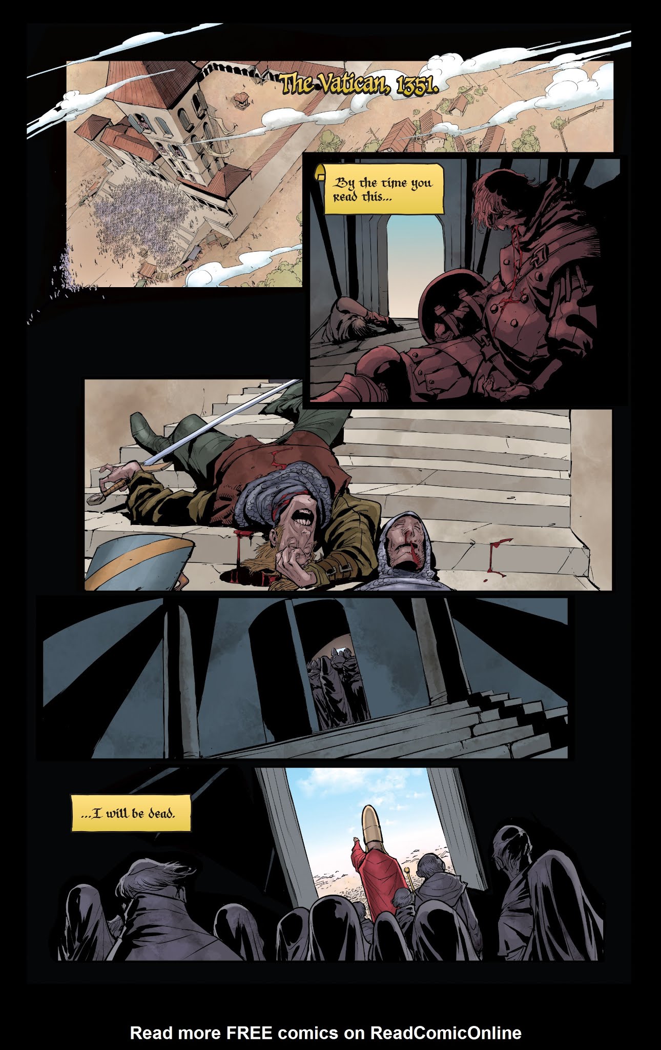 Read online Pestilence: A Story of Satan comic -  Issue #1 - 4