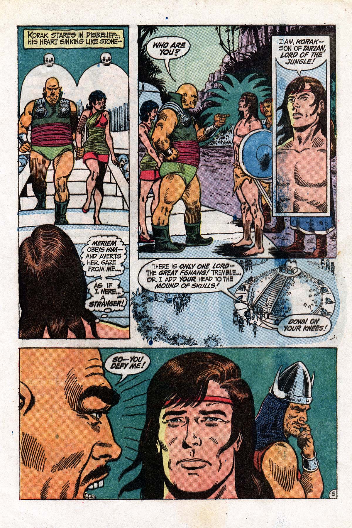 Read online Korak, Son of Tarzan (1972) comic -  Issue #56 - 11