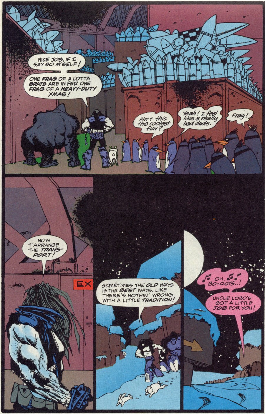 Read online Lobo Paramilitary Christmas Special comic -  Issue # Full - 40