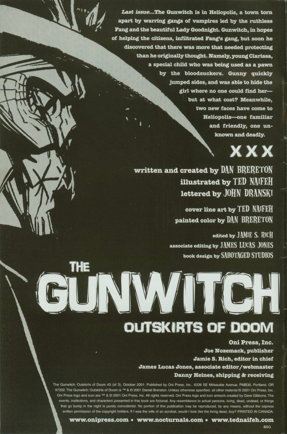 Read online The Gunwitch: Outskirts of Doom comic -  Issue #3 - 2