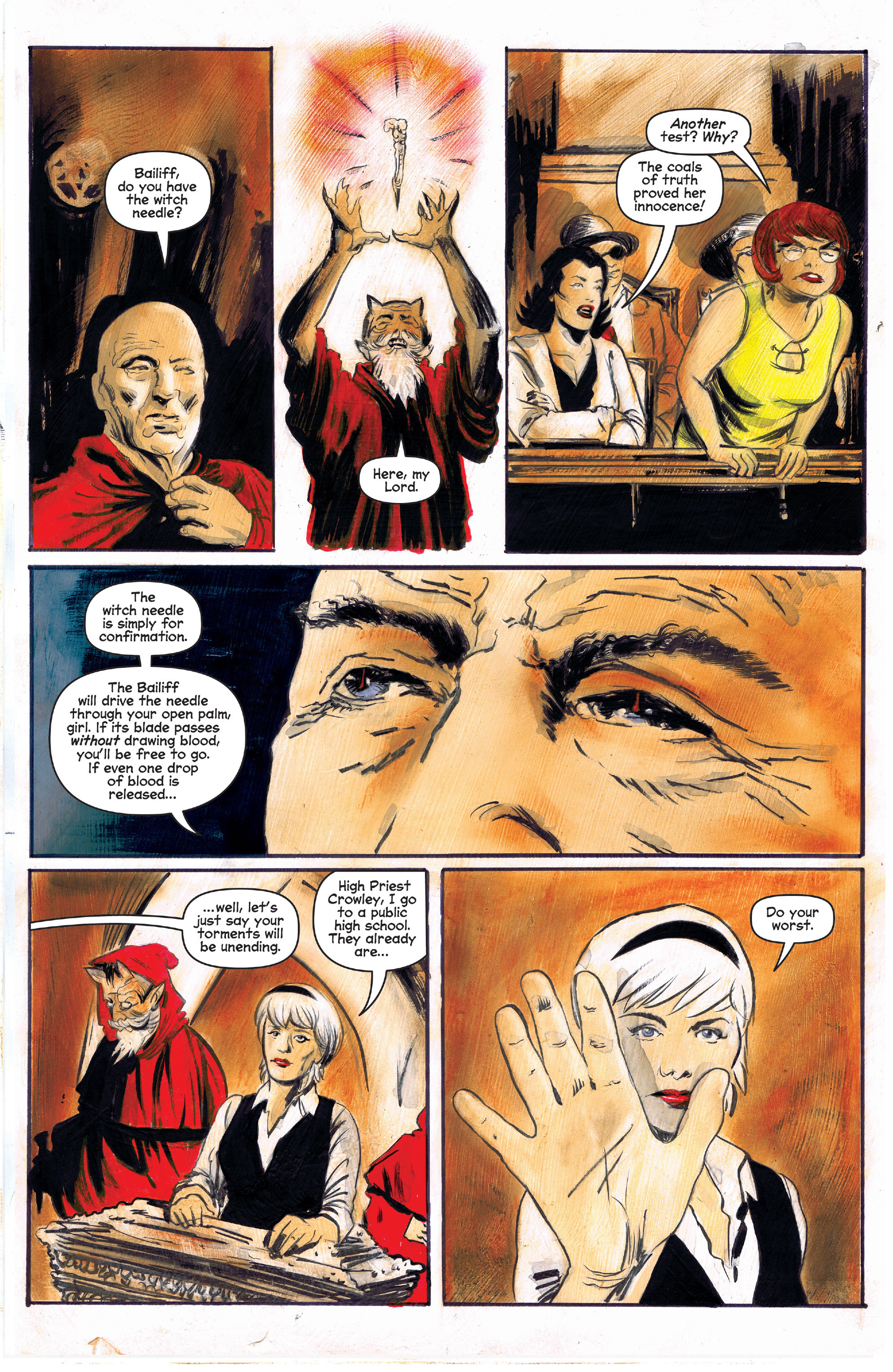 Read online Chilling Adventures of Sabrina comic -  Issue #5 - 12