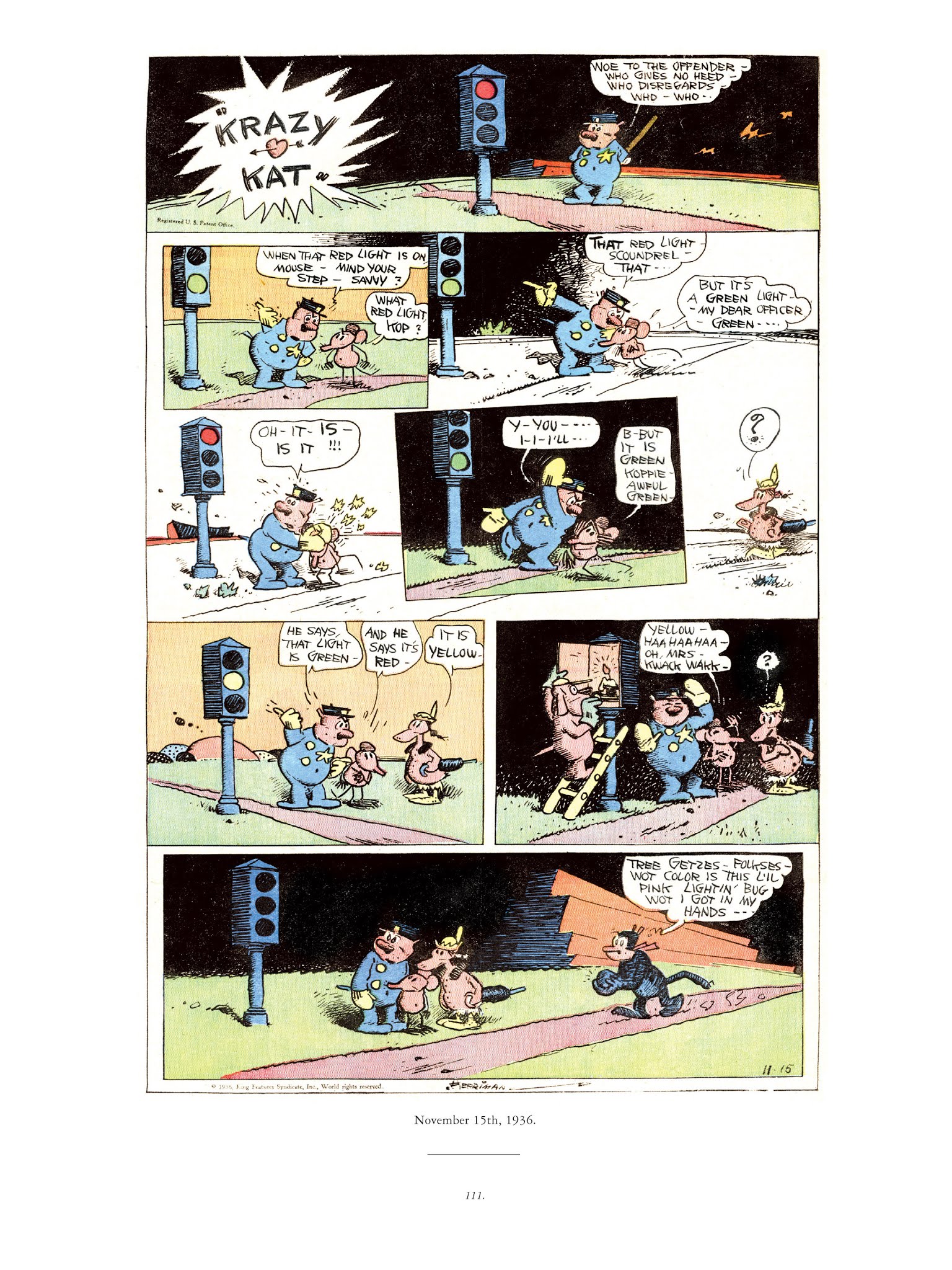 Read online Krazy & Ignatz comic -  Issue # TPB 9 - 109