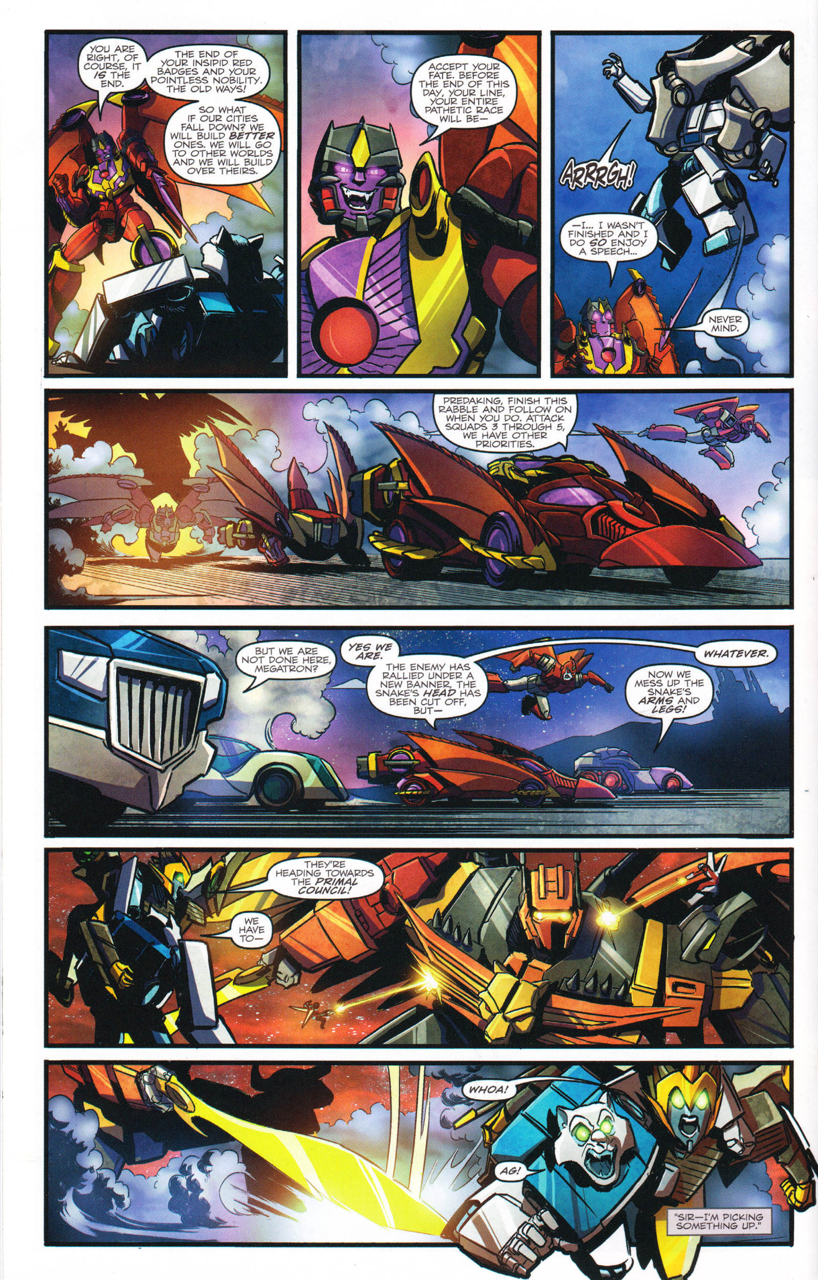 Read online Transformers: Dawn of the Predacus comic -  Issue # Full - 13