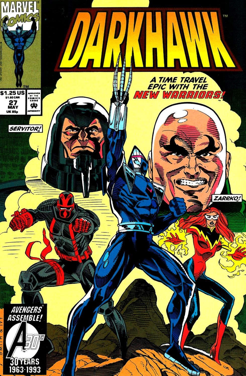 Read online Darkhawk (1991) comic -  Issue #27 - 1