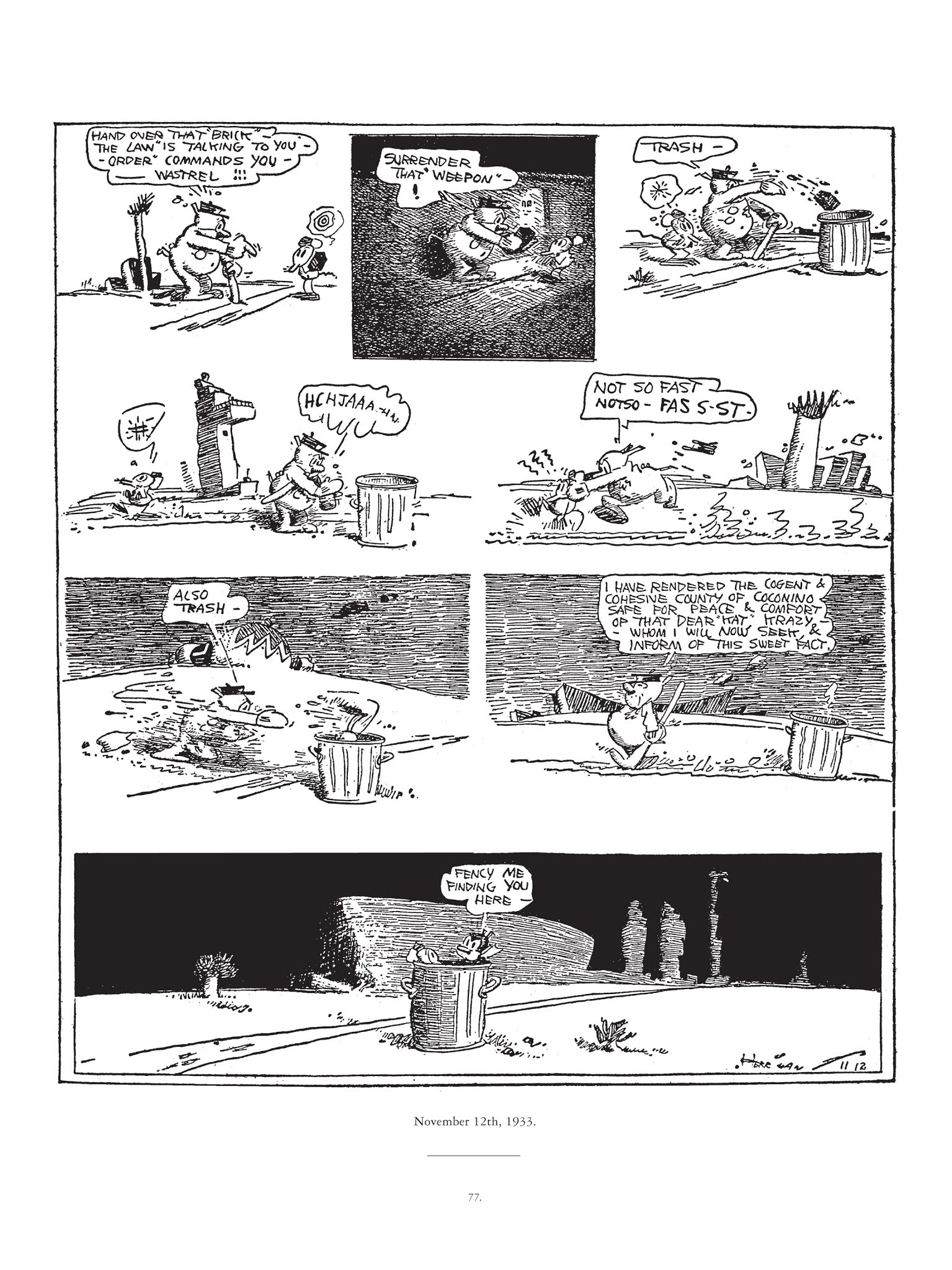 Read online Krazy & Ignatz comic -  Issue # TPB 8 - 76