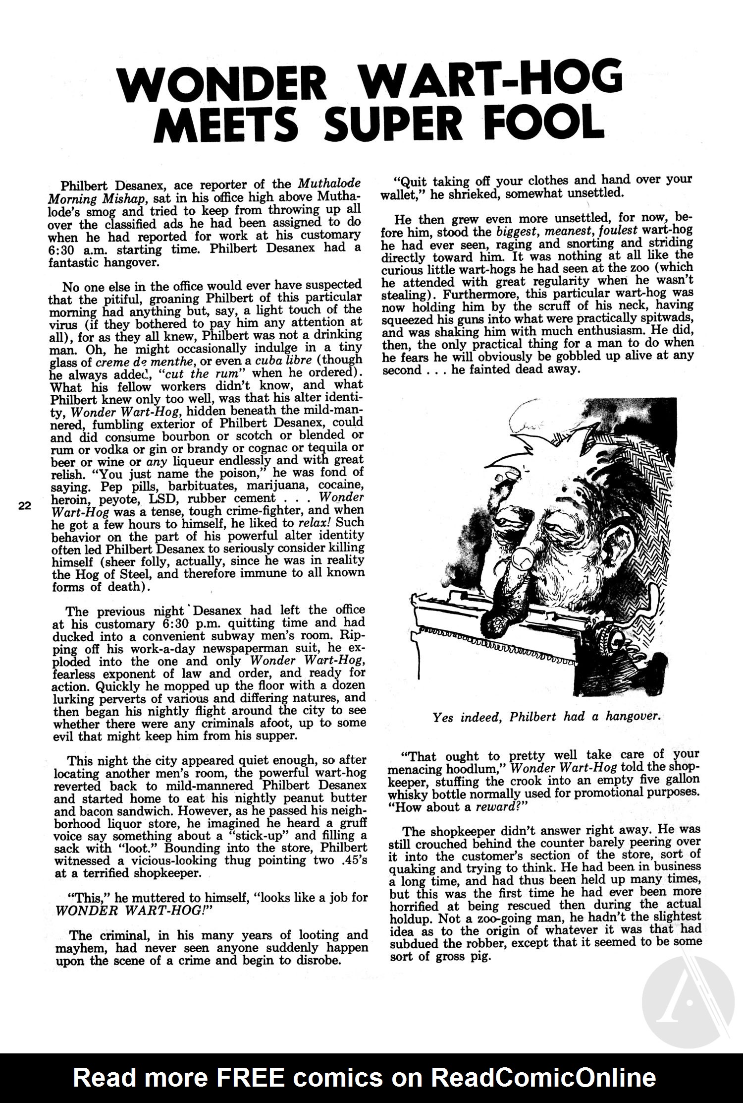 Read online Wonder Wart-Hog comic -  Issue #1 - 22