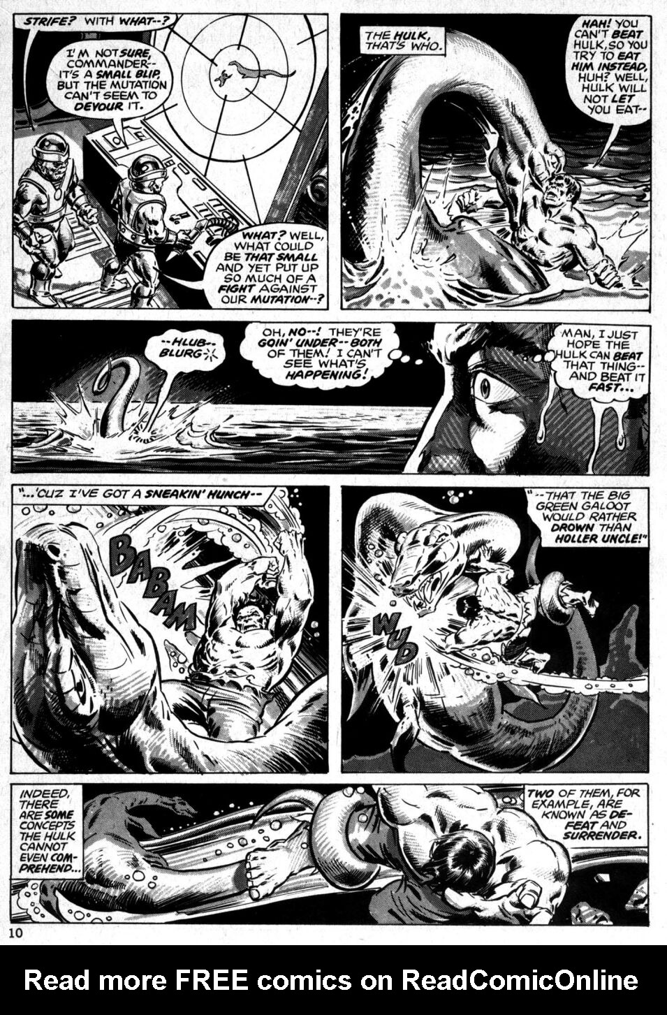 Read online The Rampaging Hulk comic -  Issue #6 - 10