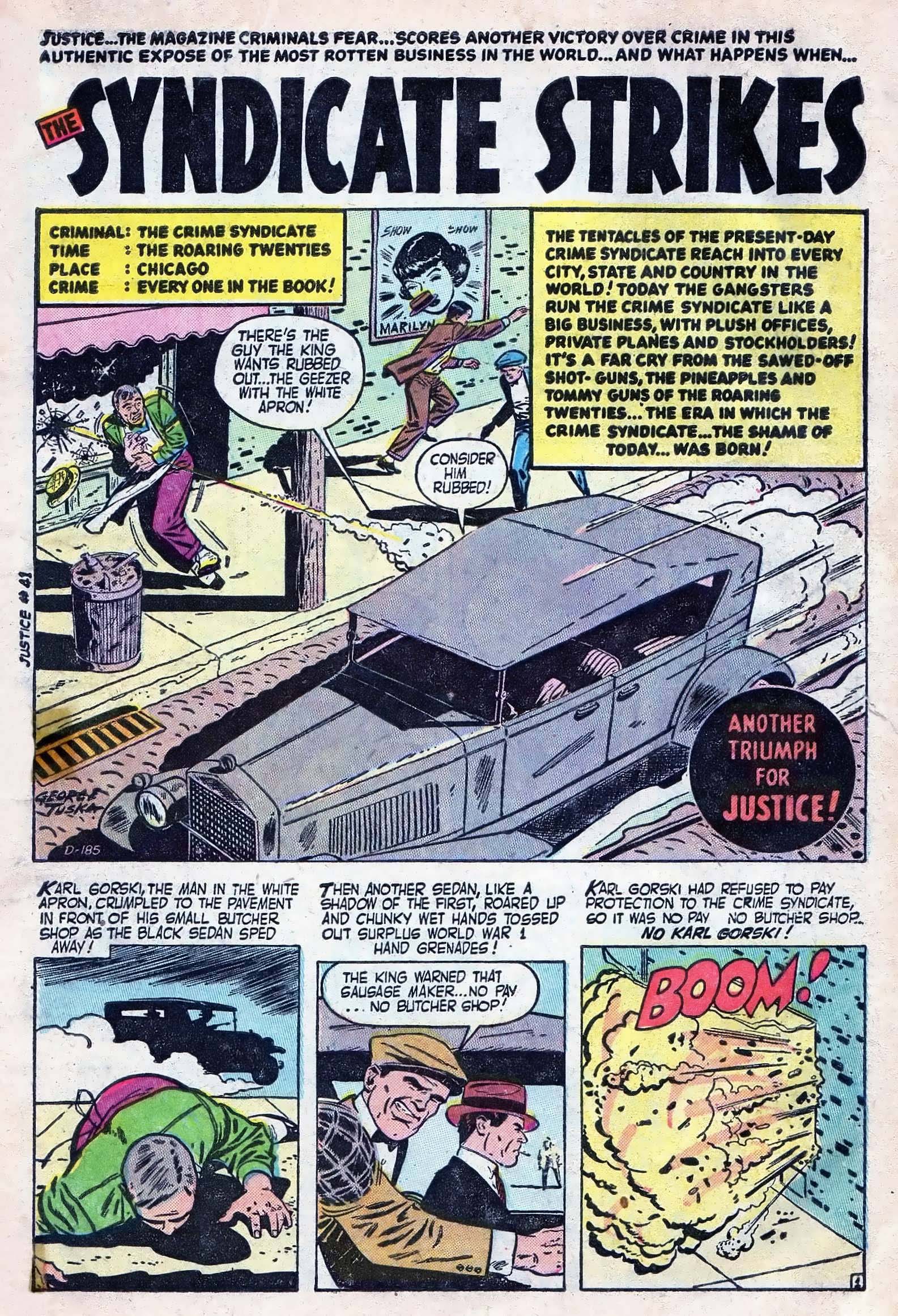 Read online Justice (1947) comic -  Issue #41 - 3