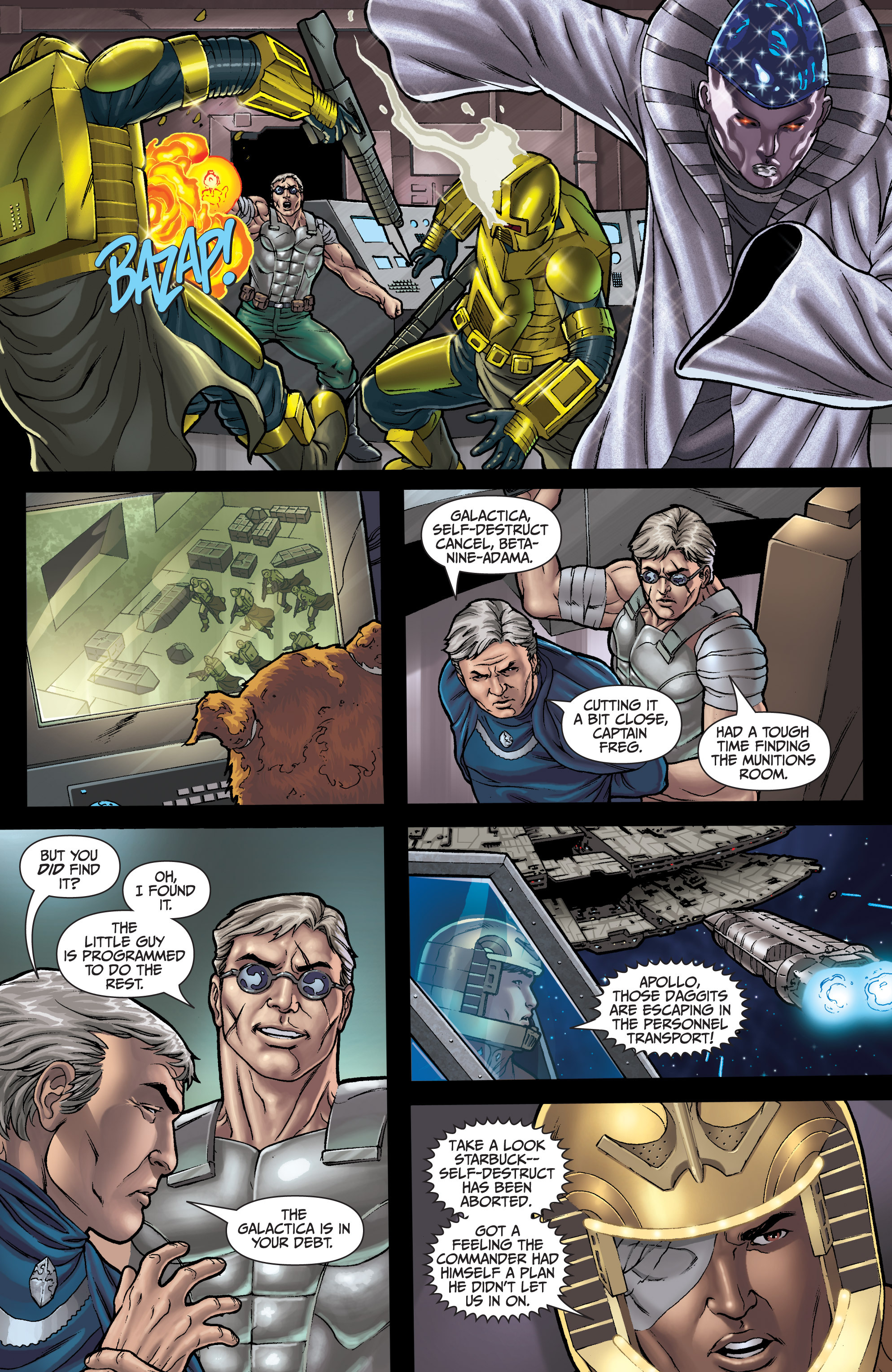 Read online Classic Battlestar Galactica (2006) comic -  Issue #5 - 19