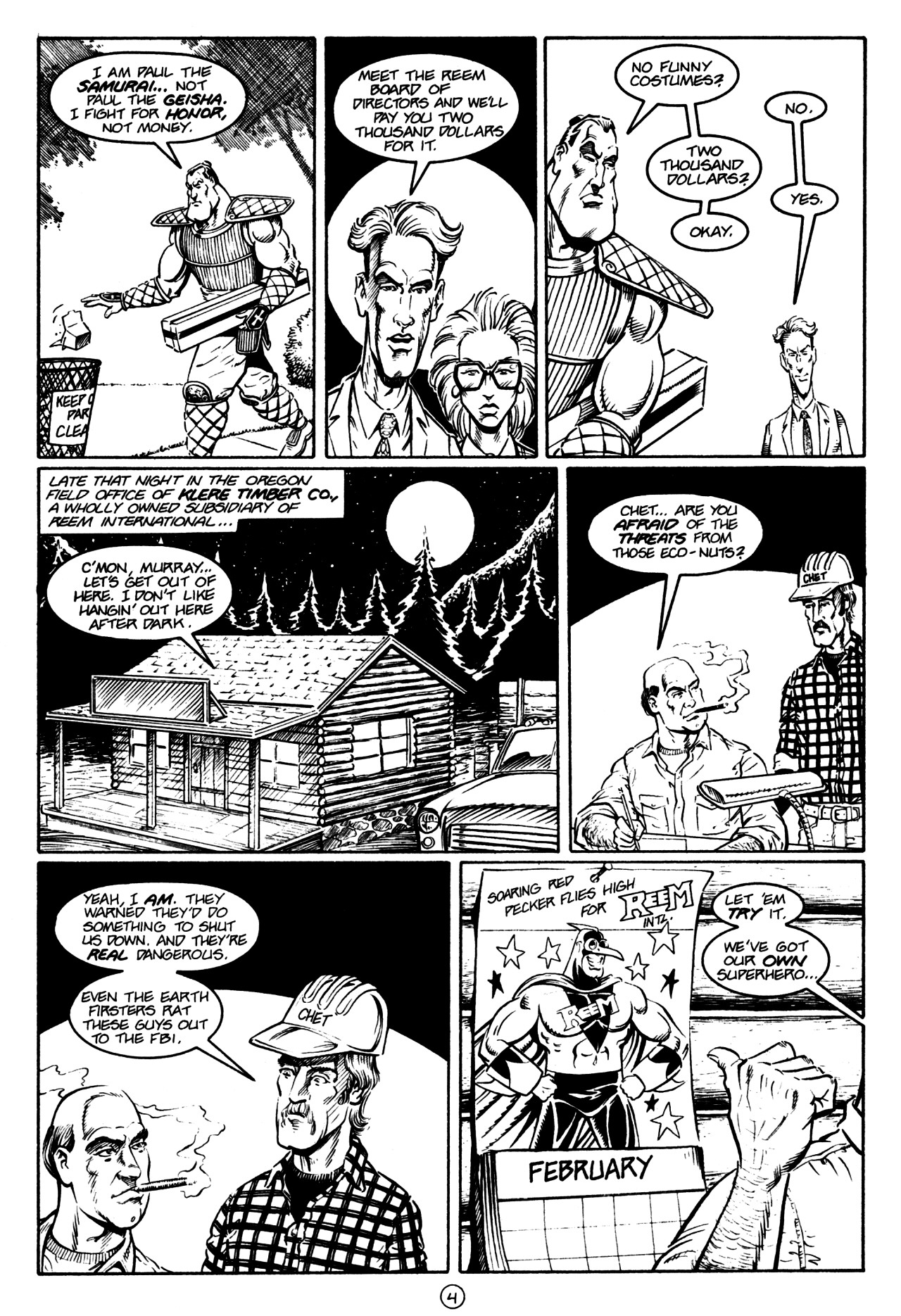 Read online Paul the Samurai (1992) comic -  Issue #4 - 6