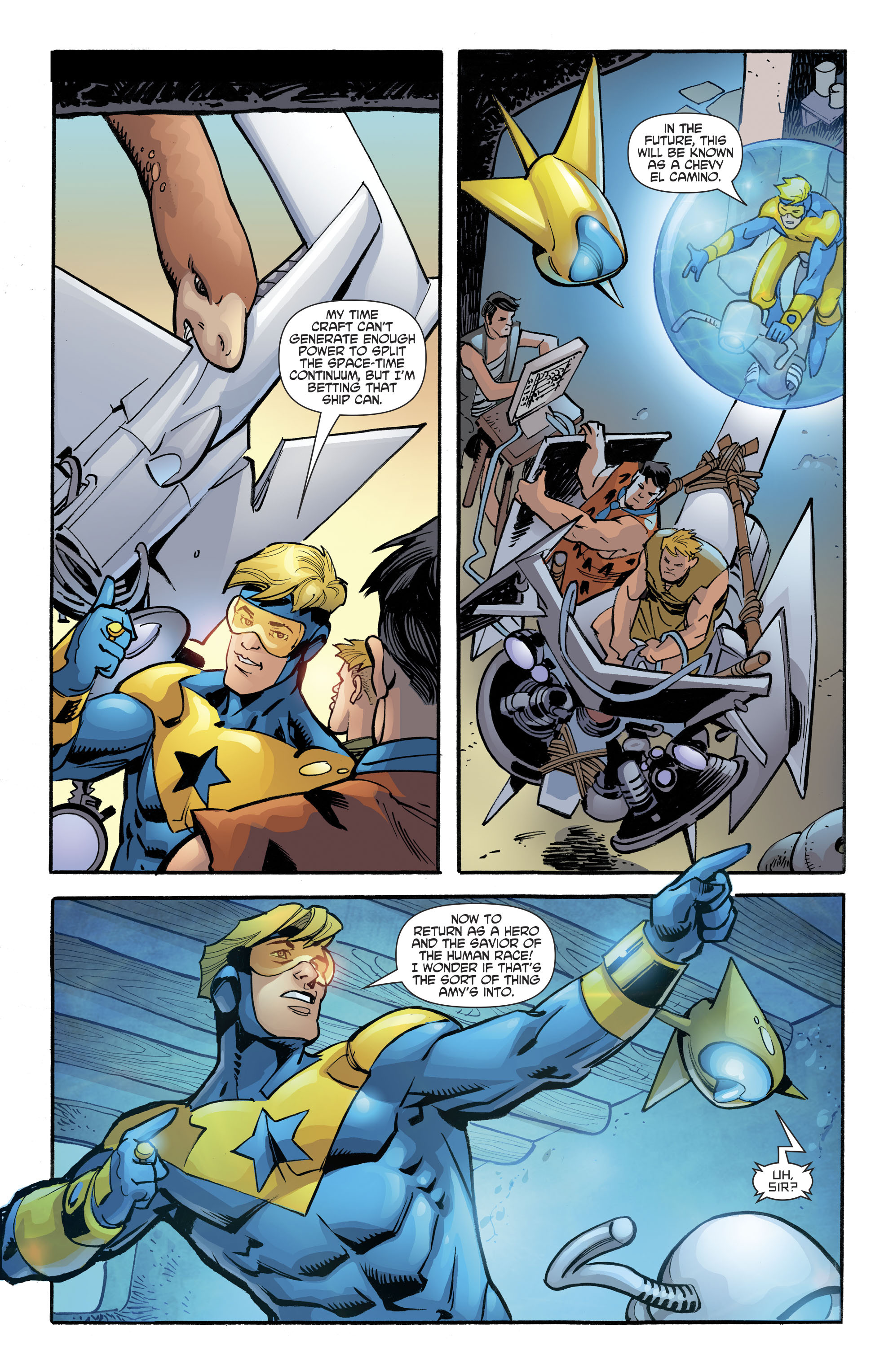 Read online Booster Gold/The Flinstones Special comic -  Issue # Full - 18