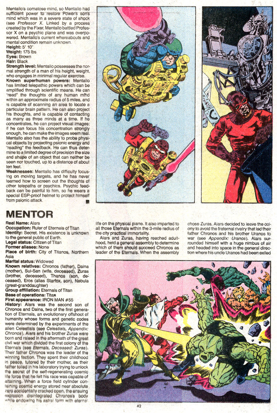 Read online The Official Handbook of the Marvel Universe Deluxe Edition comic -  Issue #8 - 44