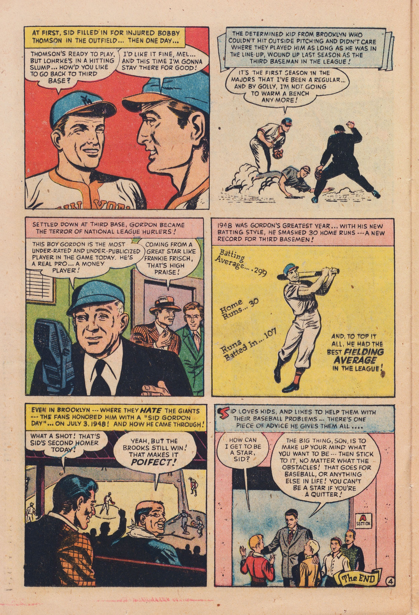 Read online Babe Ruth Sports Comics comic -  Issue #3 - 23