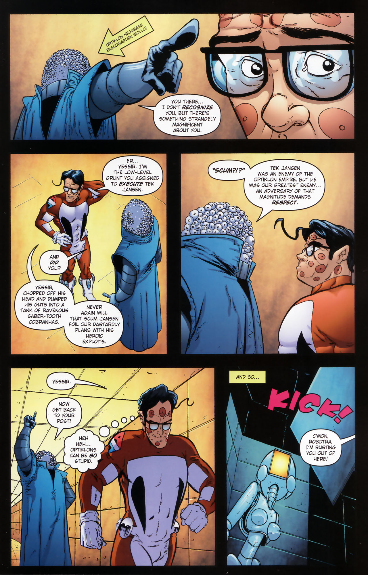 Read online Stephen Colbert's Tek Jansen comic -  Issue #3 - 13