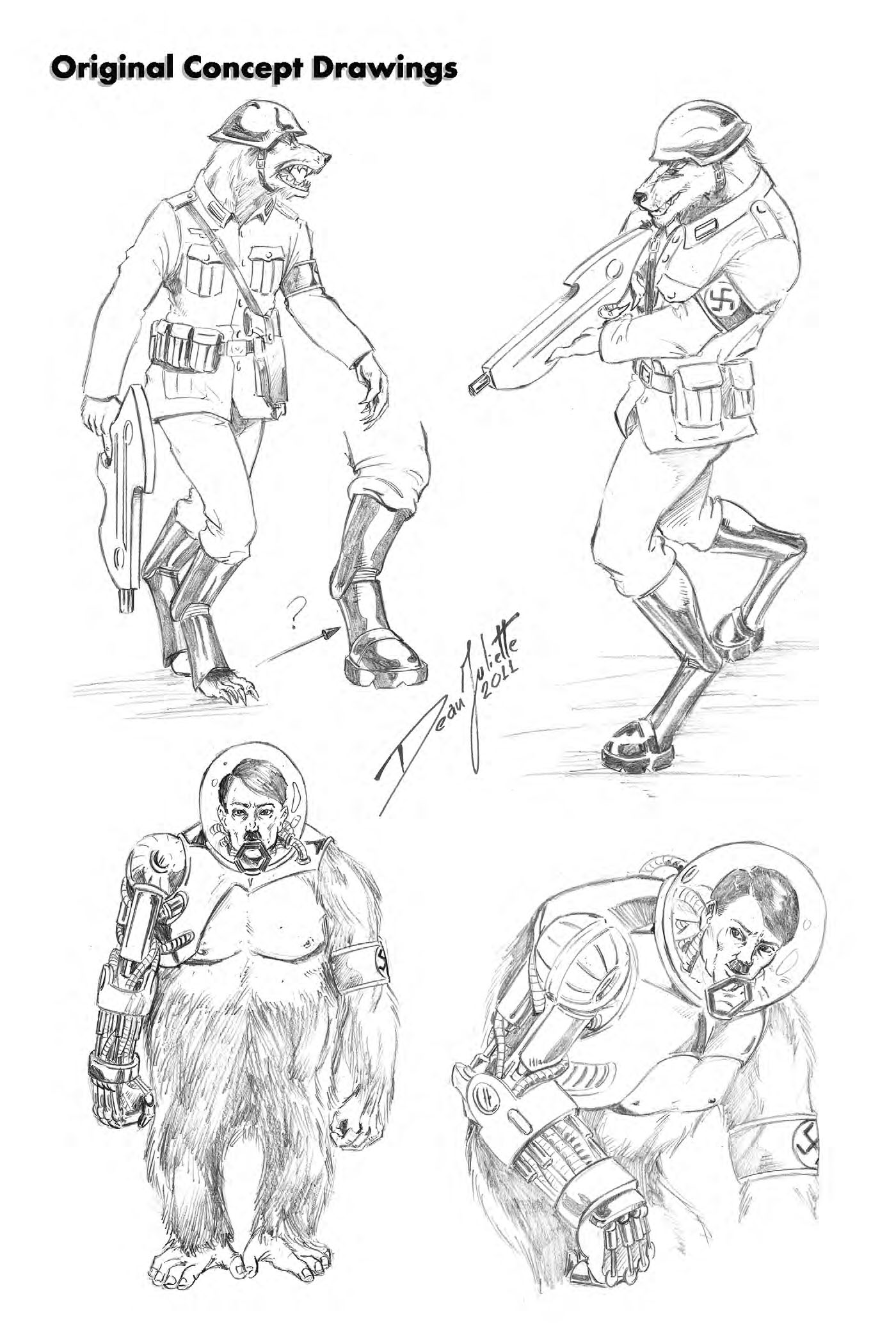 Read online Nazi Werewolves from Outer Space comic -  Issue #1 - 24