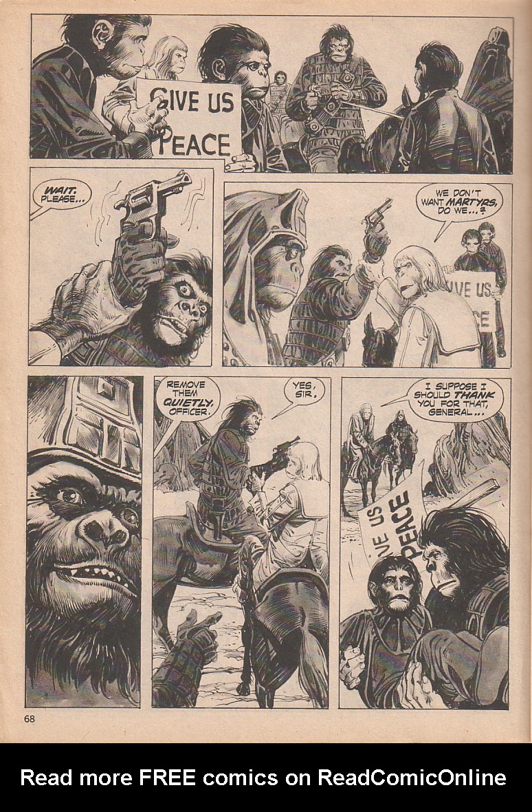 Read online Planet of the Apes comic -  Issue #9 - 68