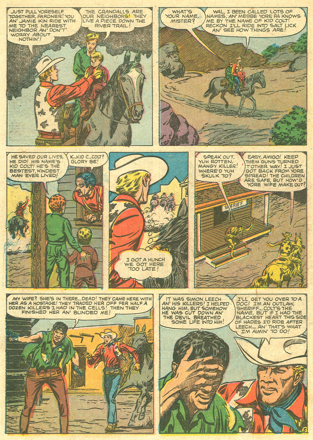 Read online Kid Colt Outlaw comic -  Issue #21 - 30